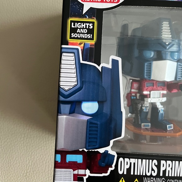 NWB - Funko Pop! Retro Toys Transformers #120 Optimus Prime (Lights and Sounds) - Picture 3 of 8